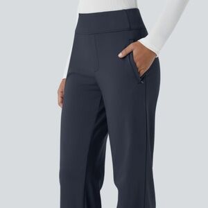 Halara Flex™ DayStretch Mid Rise Side Zipper Pocket Work Flare Pants